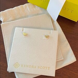 Kendra Scott Ari Heart Earrings - 18K Gold Vermeil